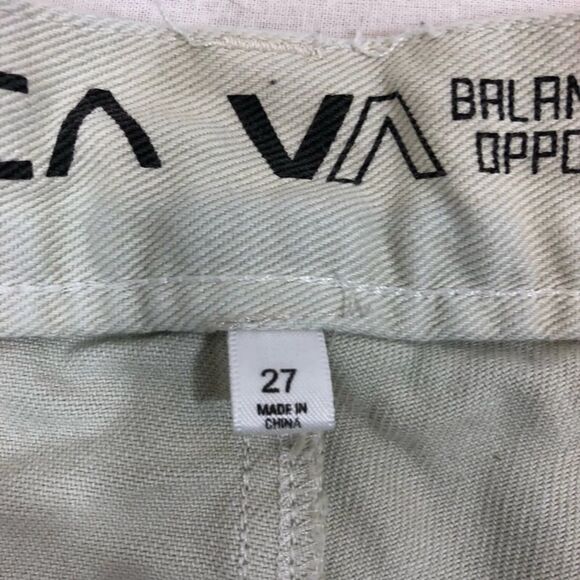 RVCA Distressed Jean Shorts size 27 - Picture 3 of 6